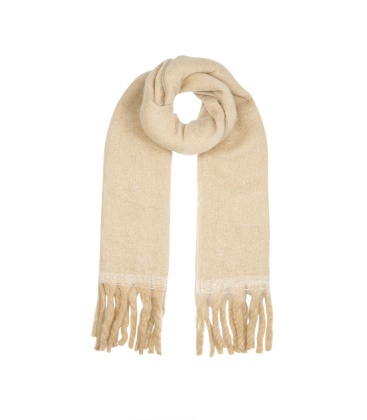 Beige warme winter sjaal